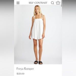 Self Contrast Freya Romper Medium